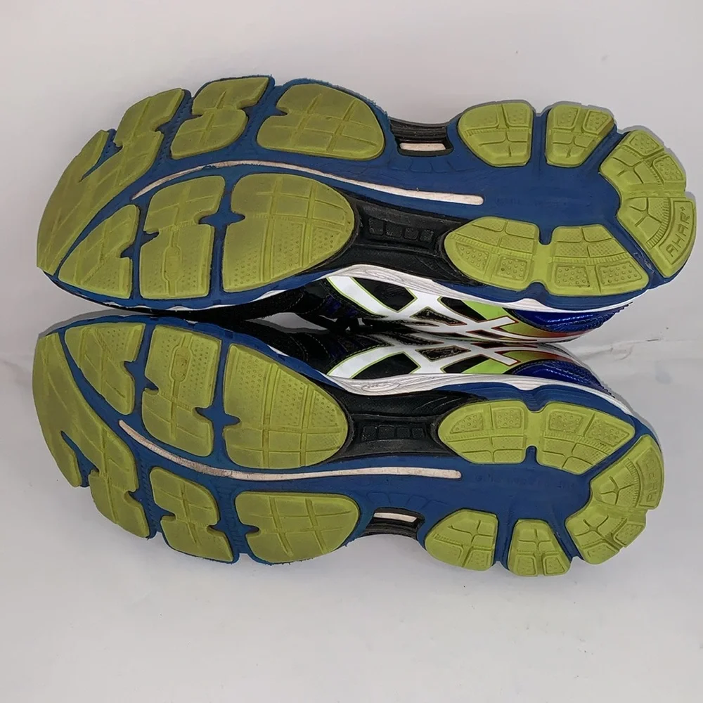 ASICS Black and Blue Athletic Shoes GEL Nimbus 15 FluidFit - Picture 10 of 15